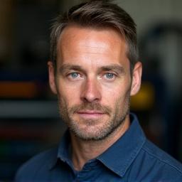 Portrét Petra Nováka, hlavného mechanika Deco Voz